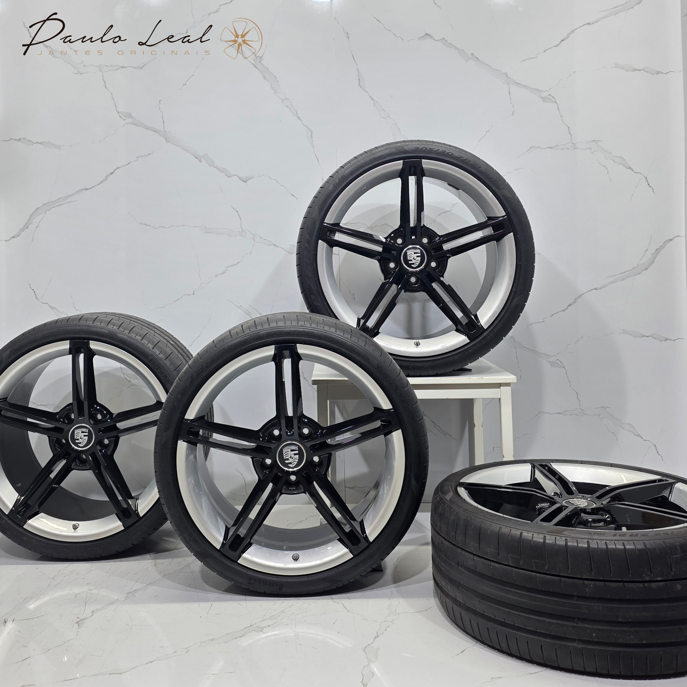 Jantes 21" Originais Porsche Taycan Turbo Mission E Black/Grey