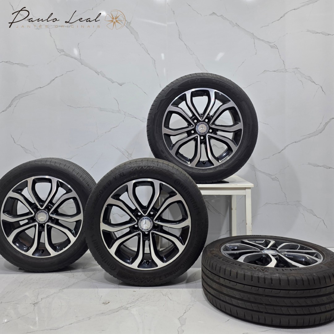 Jantes 17" originais Mercedes Classe C W205 Avantgarde com pneus 