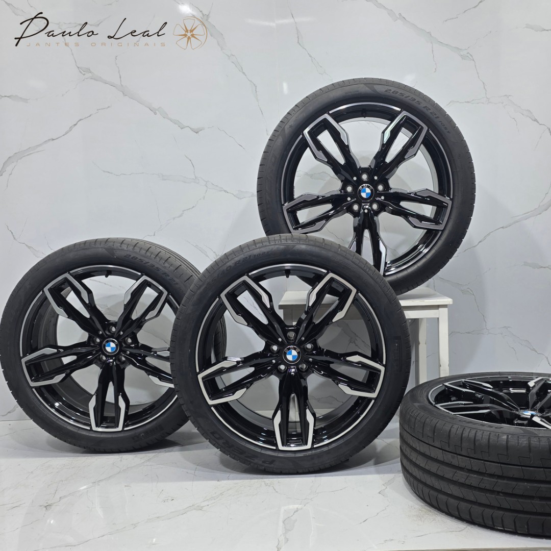 Jantes 21" compatíveis BMW X3 X4 G01 G02 G45 com pneus 
